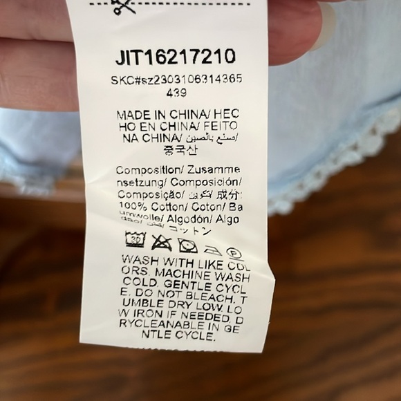 SHEIN Light Blue Blouse - Picture 6 of 9